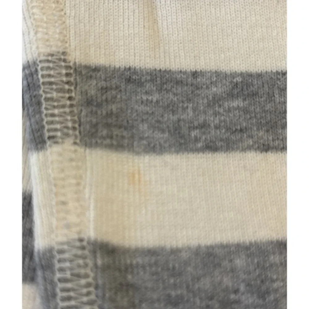 Hanna Andersson‎ Striped White Grey PJ Set Size 90 US 3